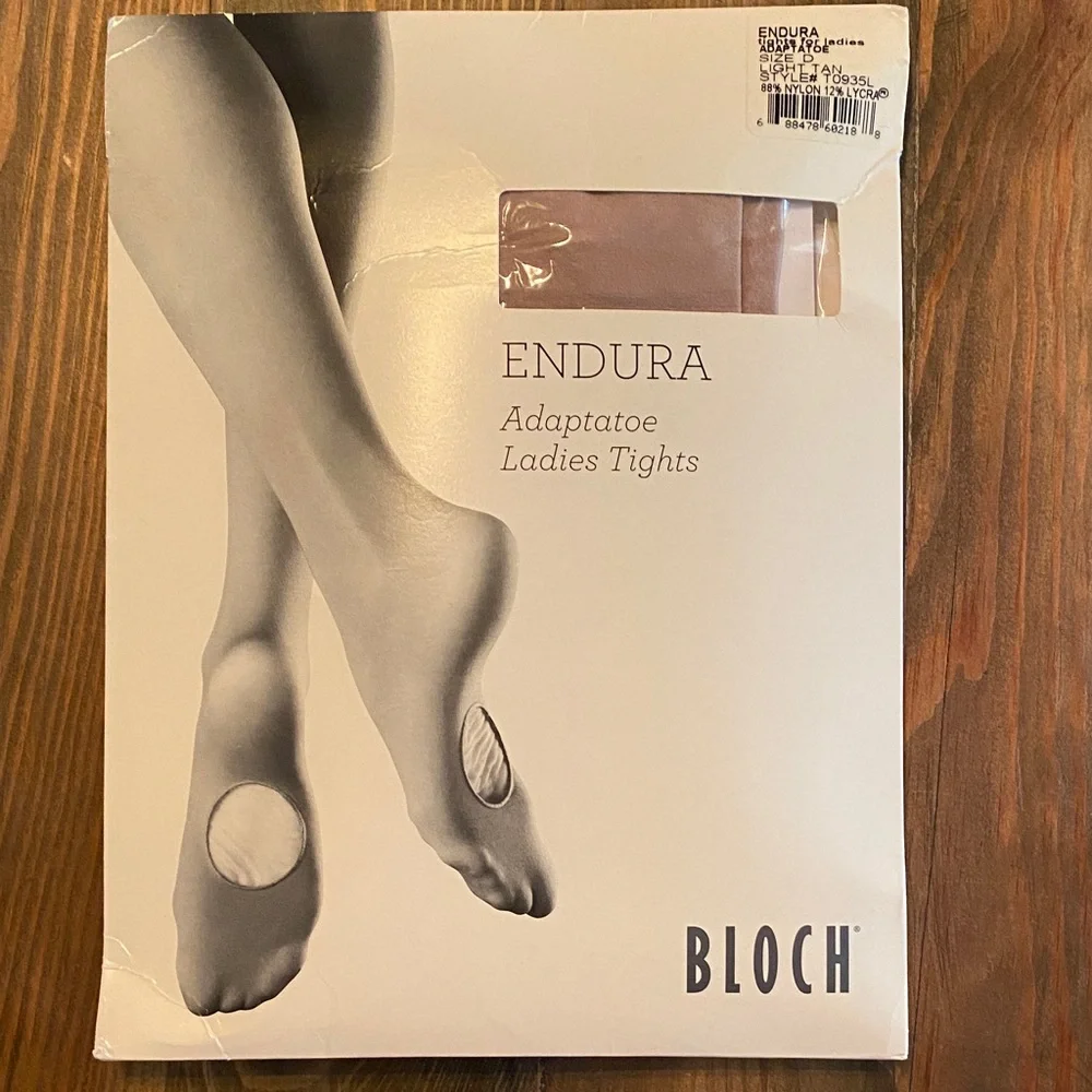 Bloch Endura Adaptatoe Ladies Tights Light‎ Tan